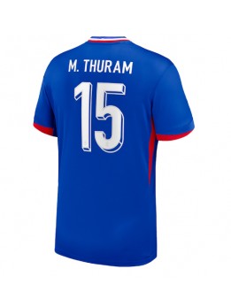 Frankreich Marcus Thuram #15 Heimtrikot EM 2024 Kurzarm